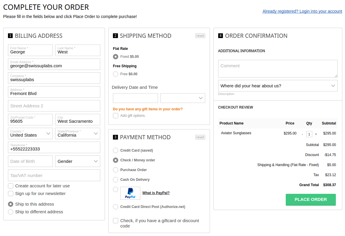 1page Oloklirwsi paraggelias enoikiasi eshop complete paketo marousi